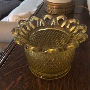 Imperial original diamond/laced pattern glassware